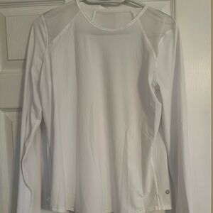 Lululemon Long sleeve white shirt